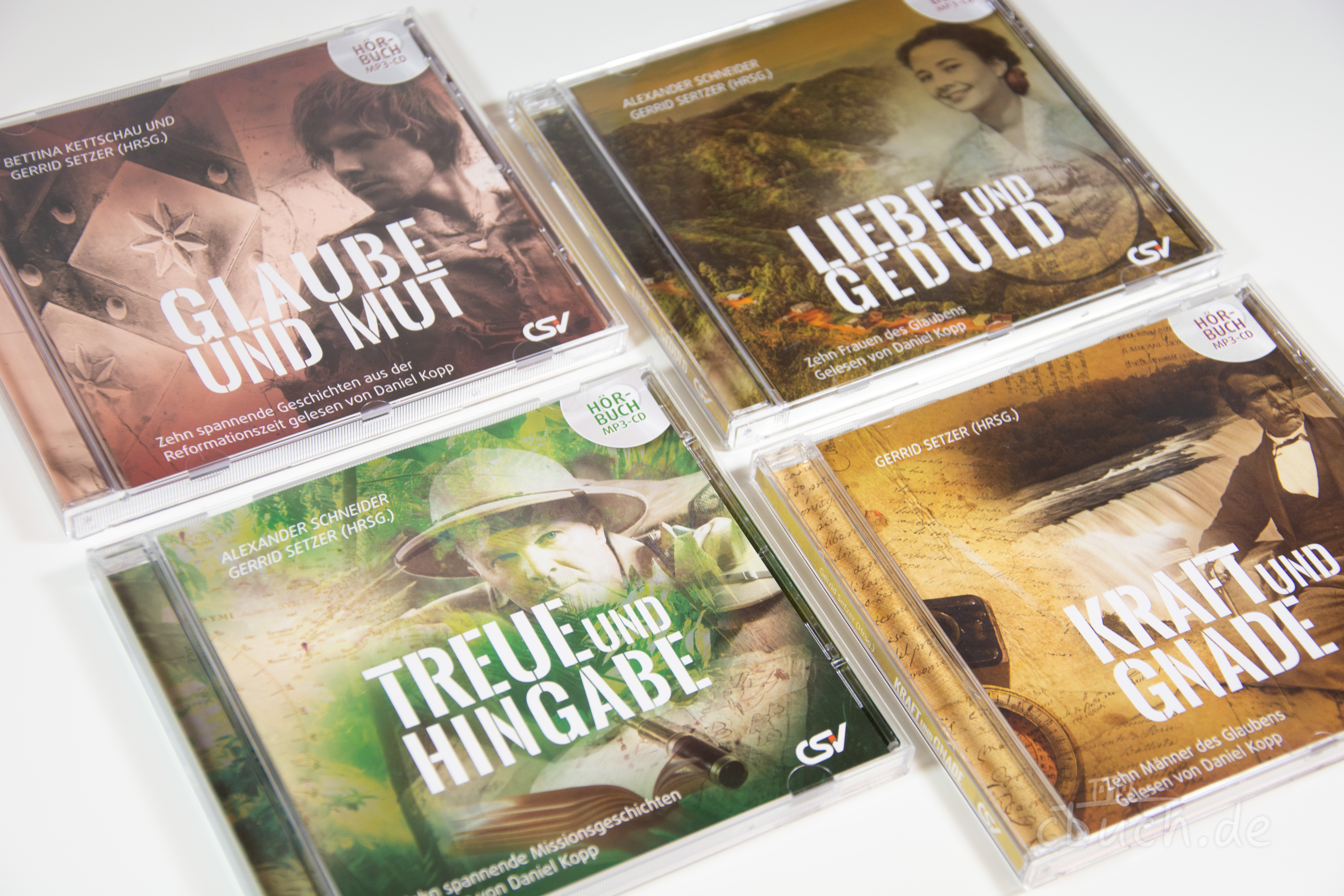 CSV Biografien - Hörbuch Paket (MP3-CDs)