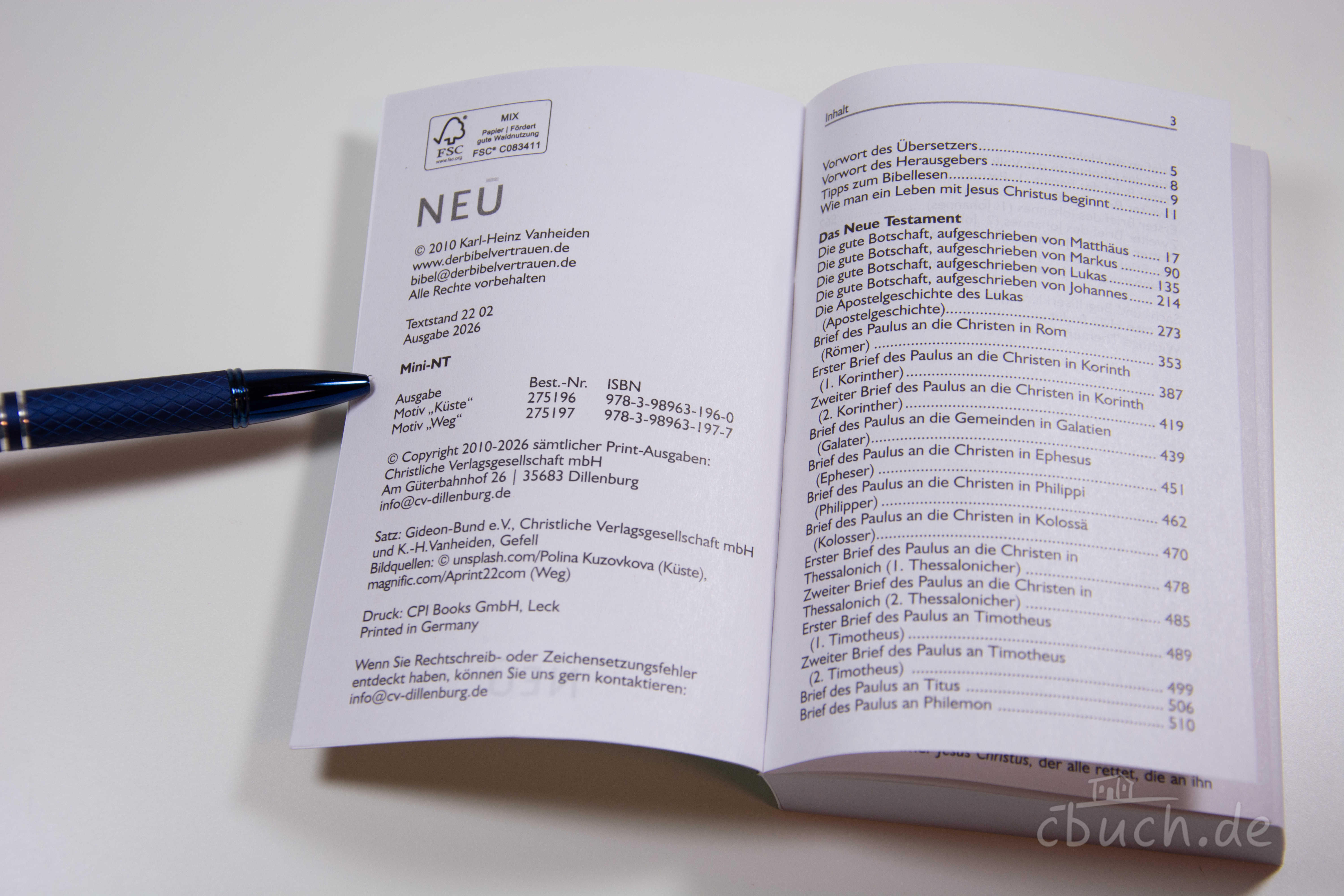 NeÜ - Mini-NT "Weg"