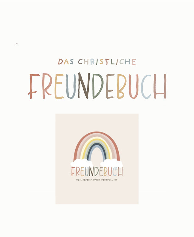 Christliches Freundebuch REGENBOGEN
