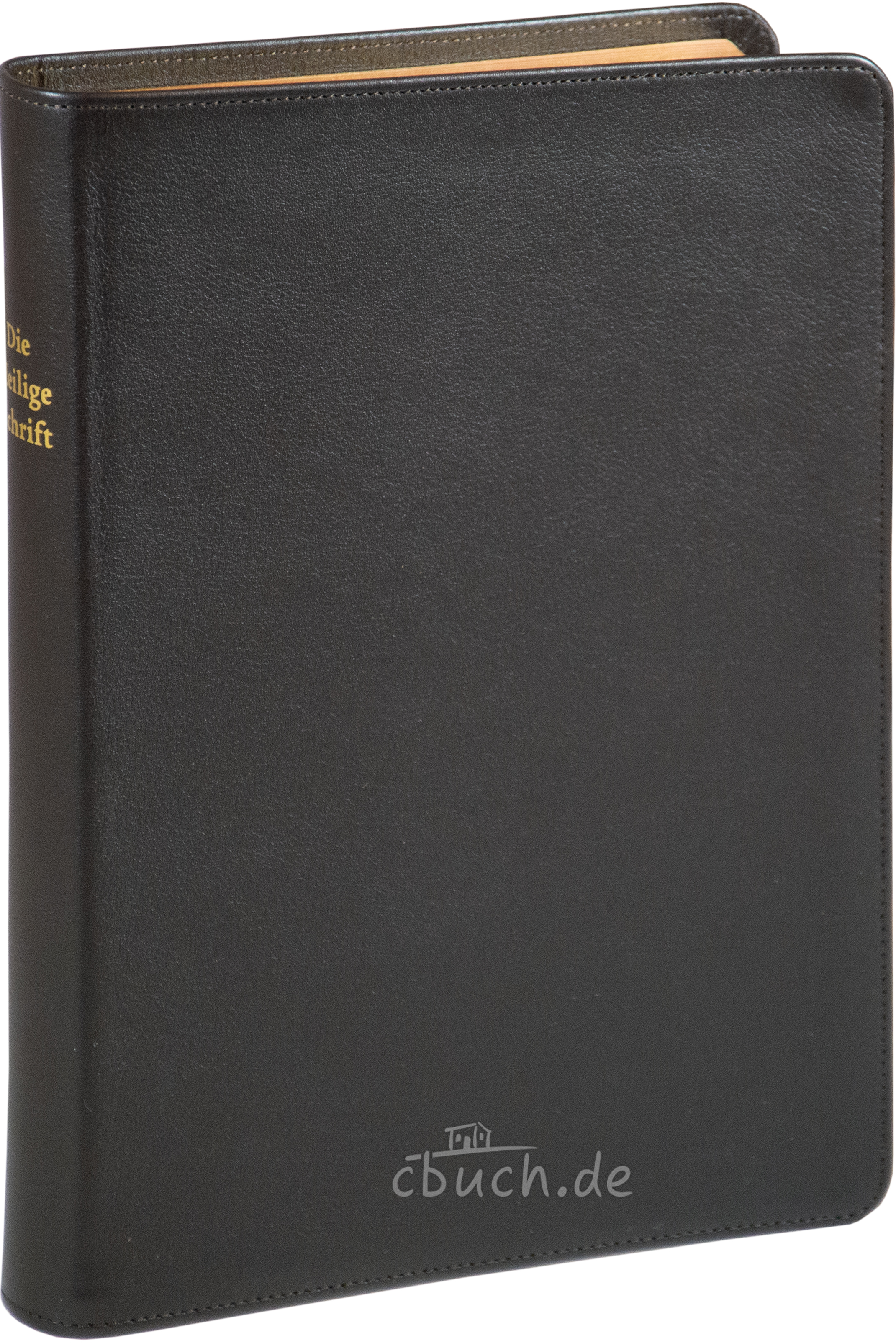 Elberfelder Bibel Edition CSV - Schreibrandbibel, kleinere Ausgabe, Rindleder (weich) dunkelbraun, Rotgoldschnitt