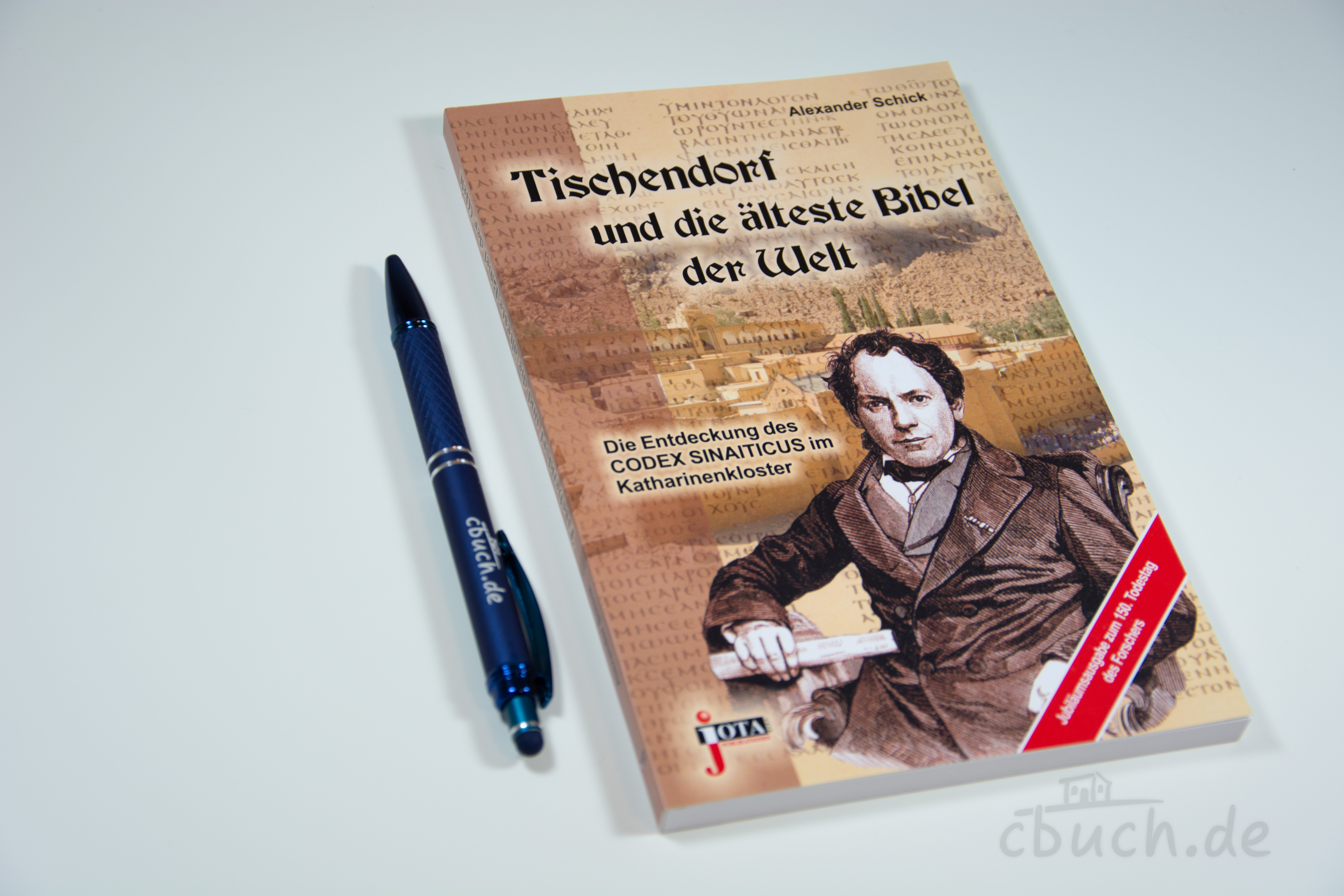 Buchcover Tischendorf und die älteste Bibel mit Stift