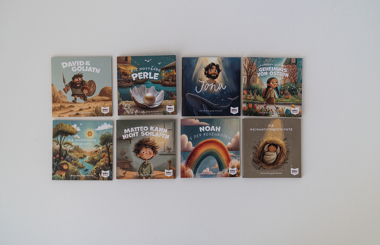 Biblis – Mini-Bibelgeschichten, 8er-Set Volume 1