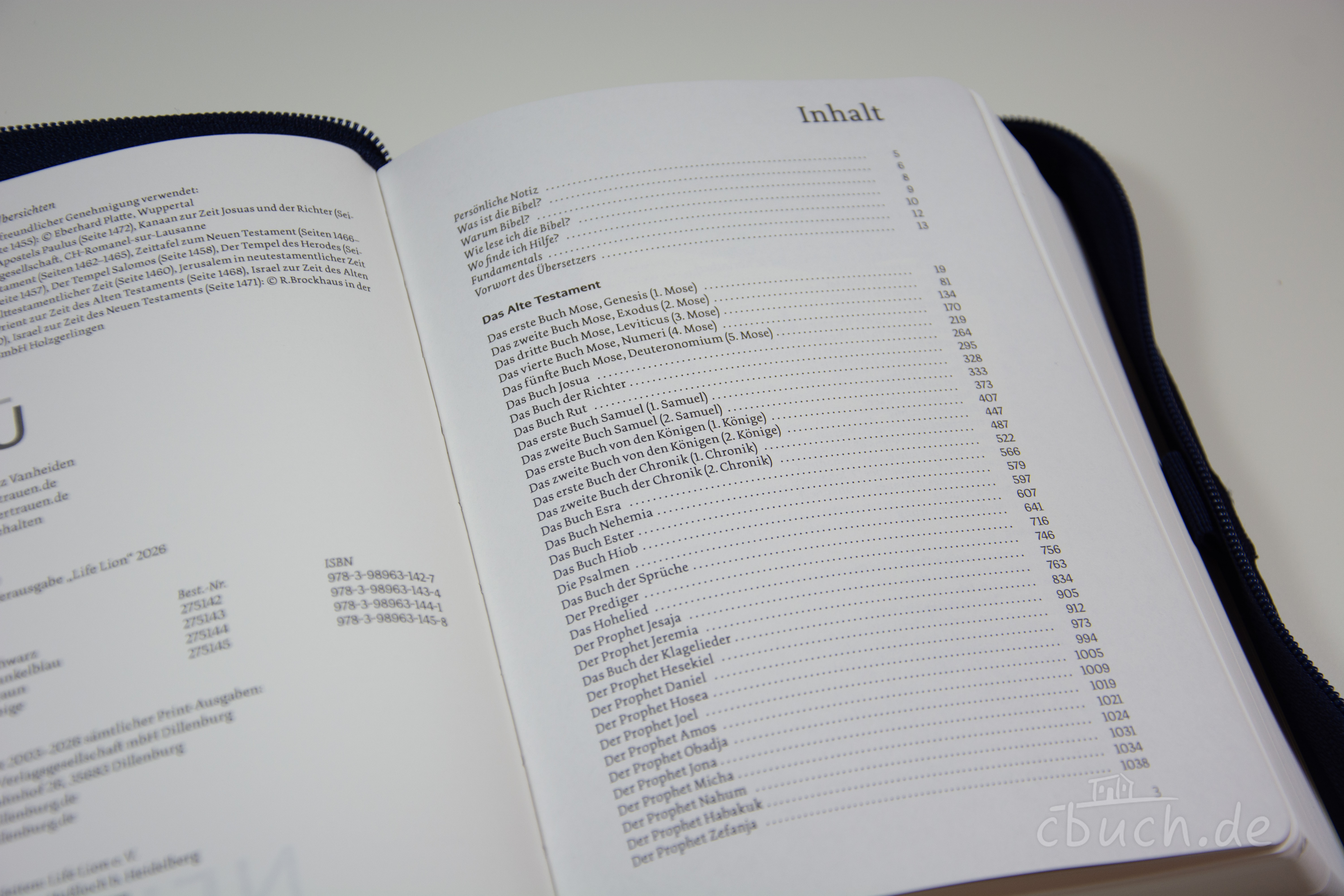 Life Lion Bibel NeÜ bibel.heute - dunkelblau Life Lion Bibel NeÜ bibel.heute - dunkelblau
