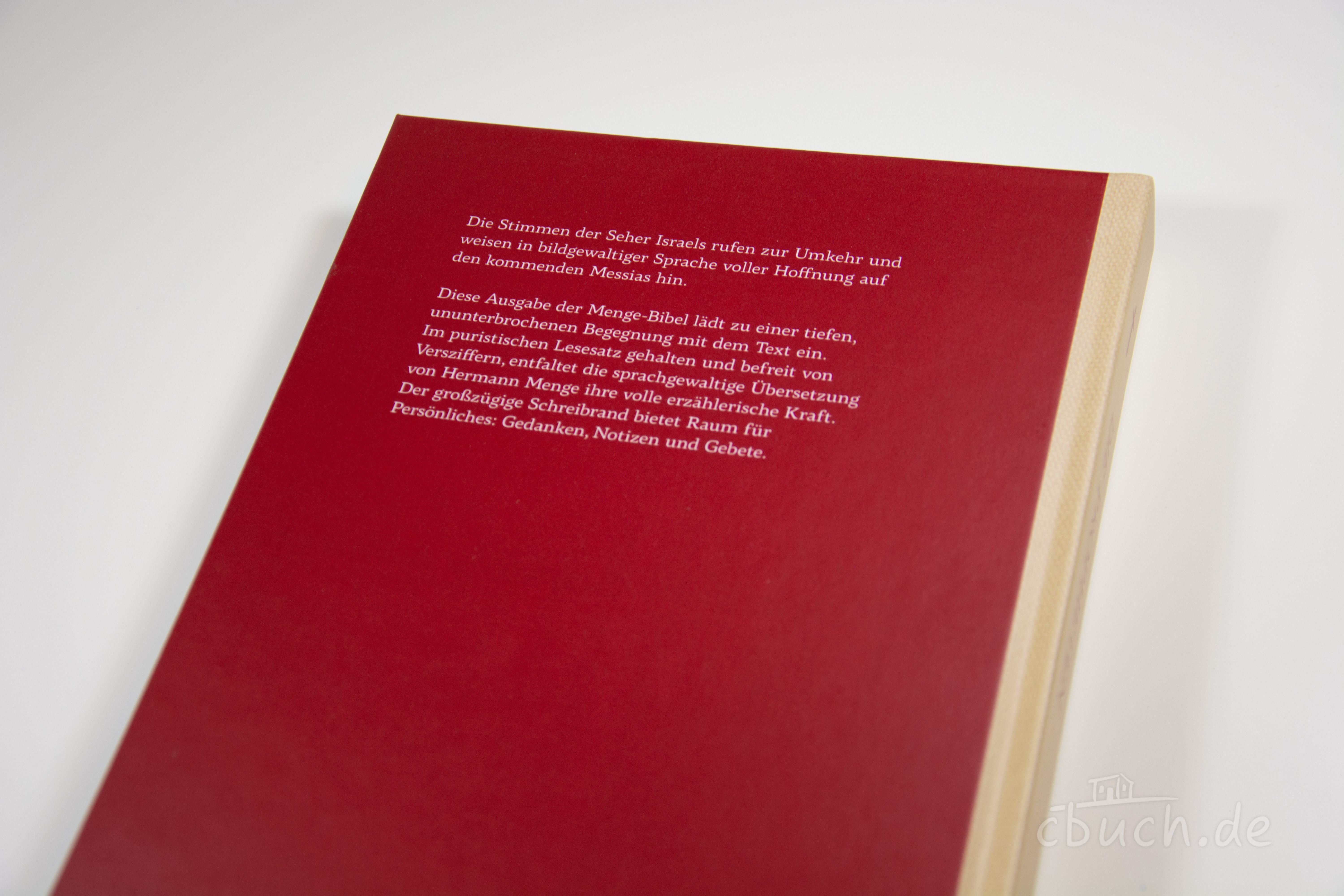Menge Lese-Bibel 1939 - Band 4: Die Propheten