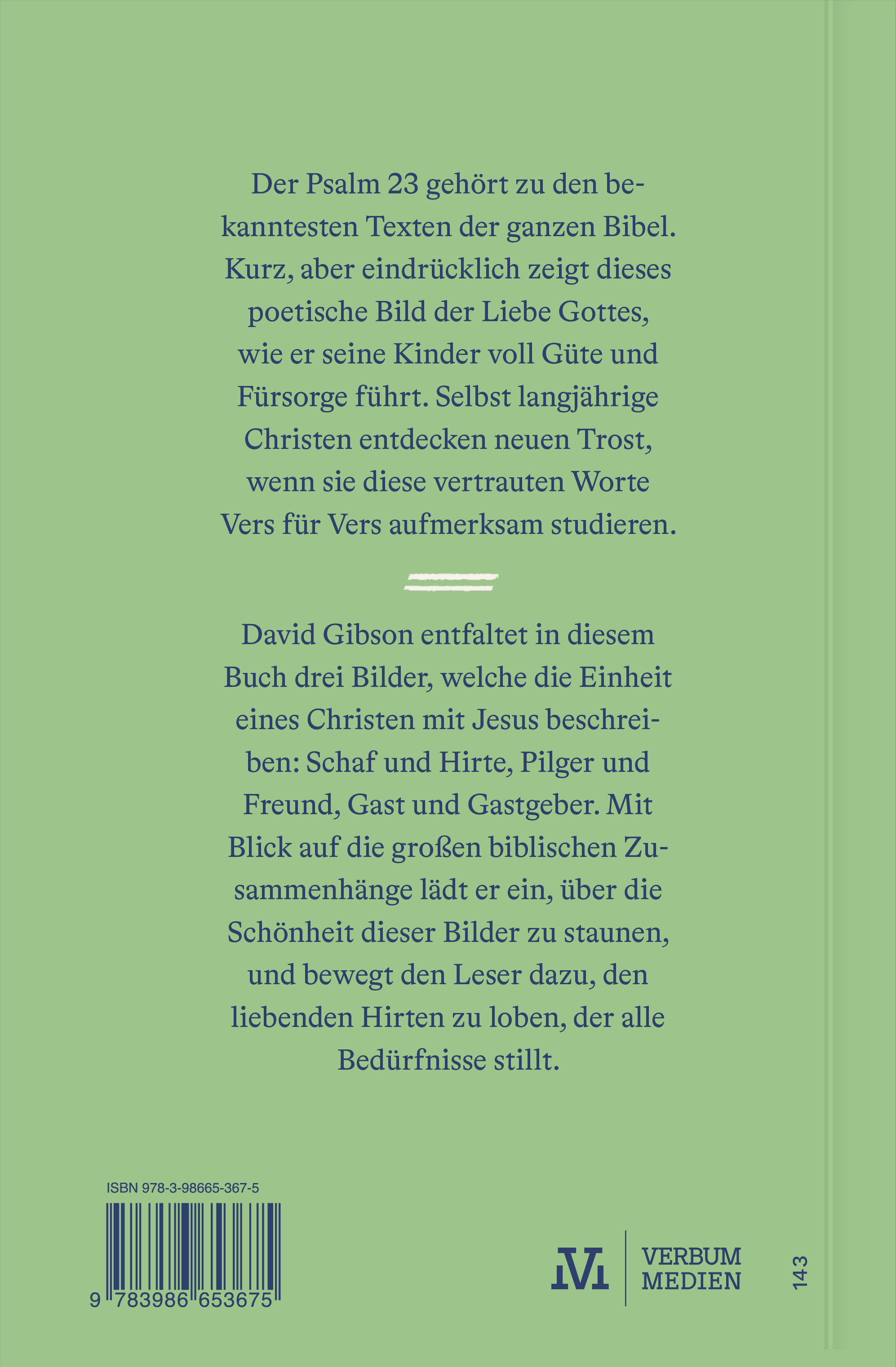 Gibson: Hirte, Freund & Gastgeber Gibson: Hirte, Freund & Gastgeber