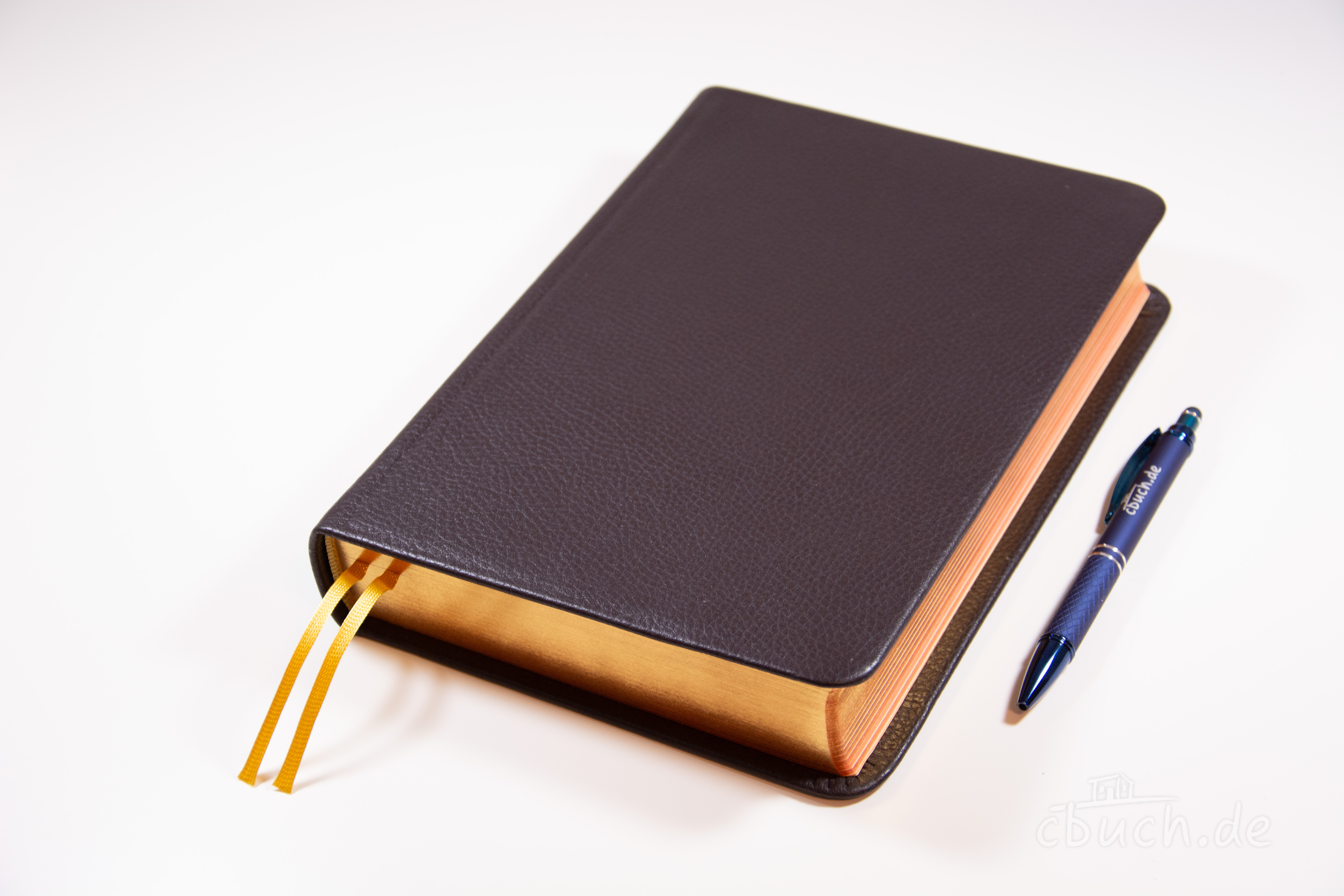 Elberfelder Bibel Edition CSV - Schreibrandbibel, größere Ausgabe, Rindleder (weich) dunkelbraun, Rotgoldschnitt