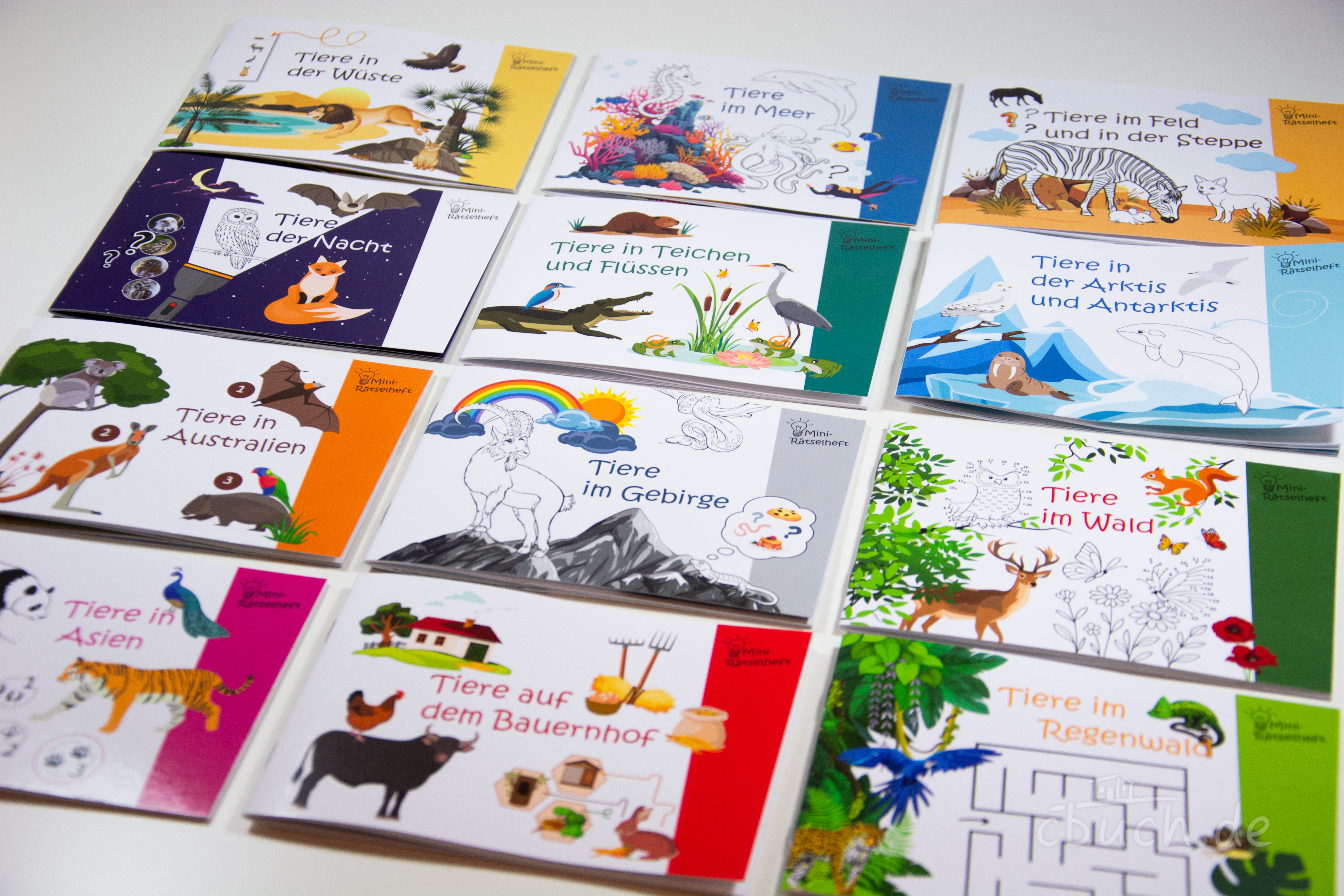 Set 12 Mini-Rätselhefte