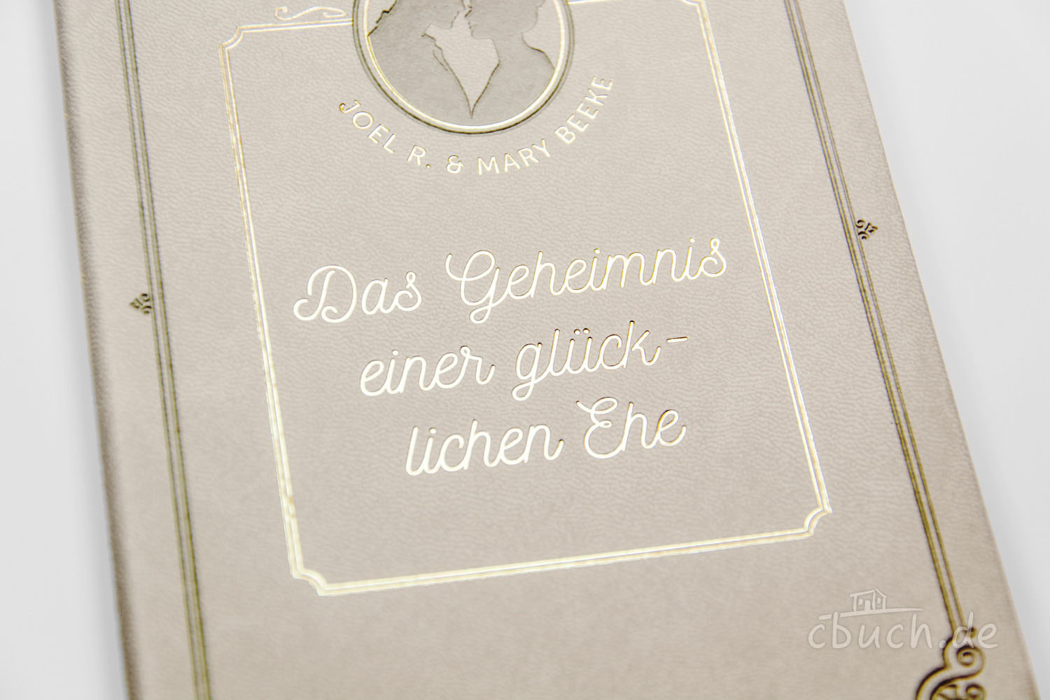 Buch Das Geheimnis einer glücklichen Ehe mit goldener Prägun