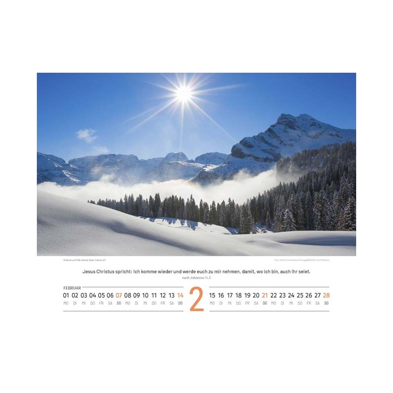 Schweizer Bildkalender 2027 - Wandkalender Schweizer Bildkalender 2027 - Wandkalender