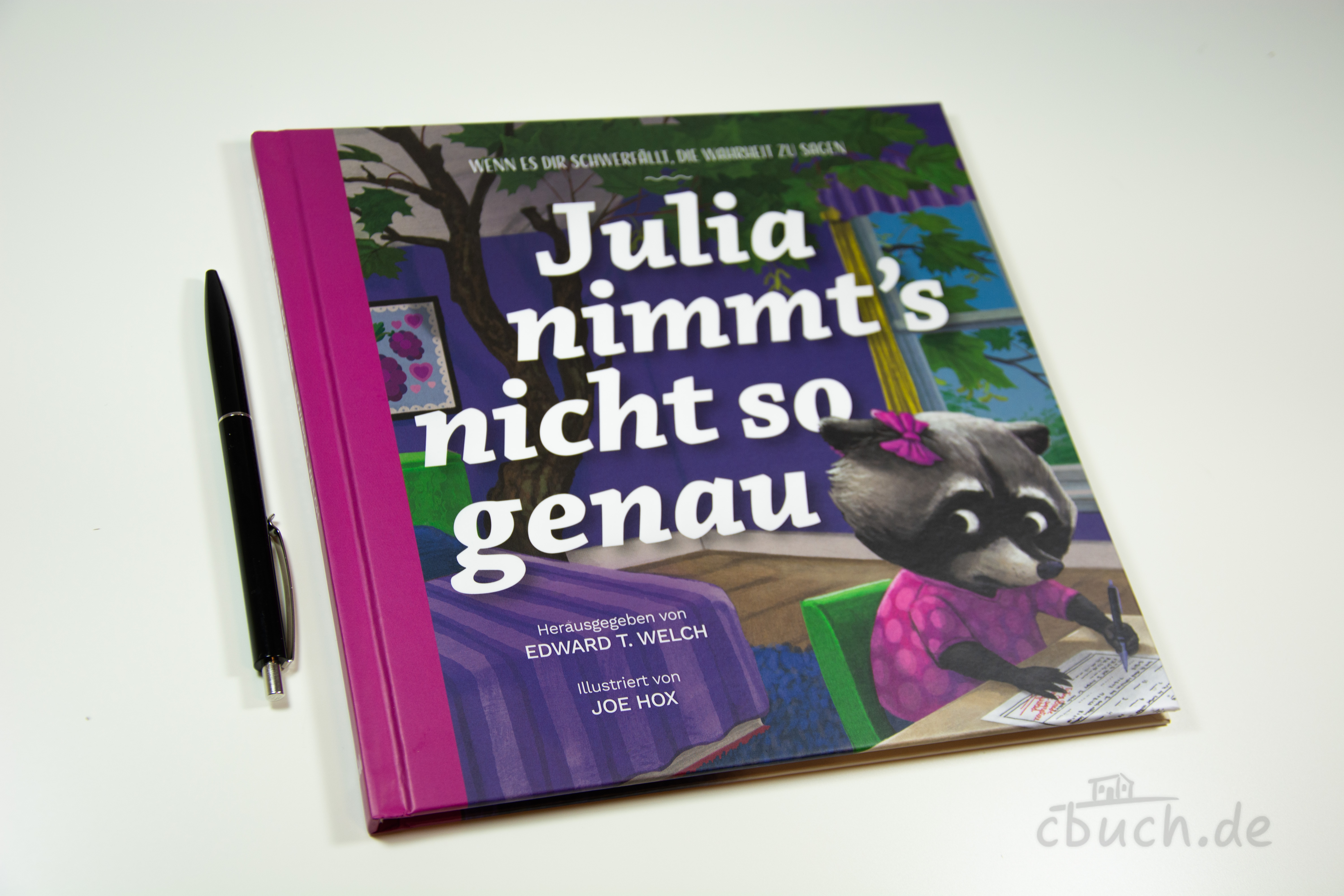Buchcover von "Welch: Julia nimmt’s nicht so genau", christliches Kinderbuch über Lügen, Wahrheit und Vergebung von Verbum Medien