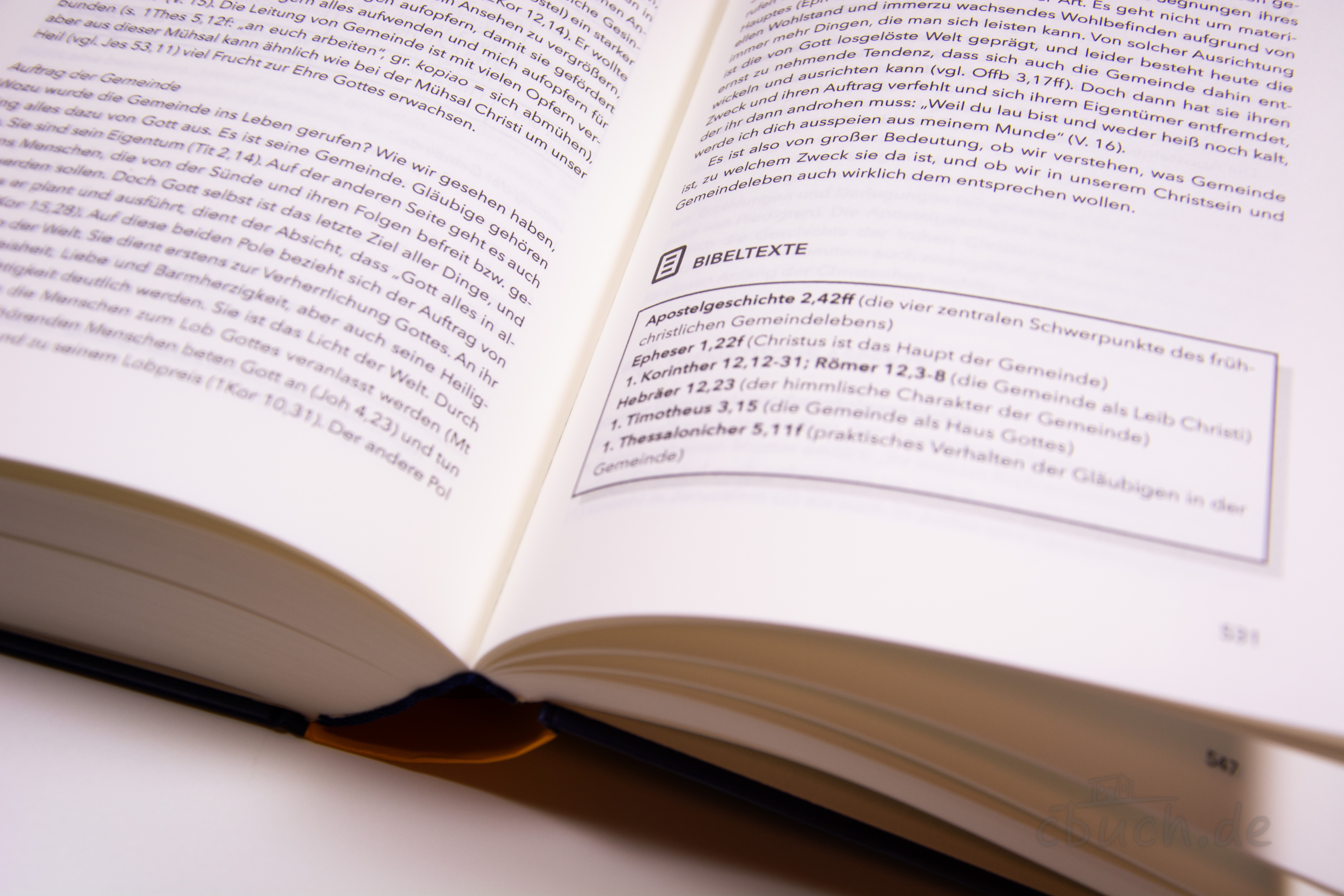 Aufgeschlagenes Buch "Gottes Weg zur Erlösung" von CV, heilsgeschichtlicher Unterrichtsplan mit 60 Lektionen zum biblischen Heilsgeschehen für Schule, Gemeinde und Hauskreis.