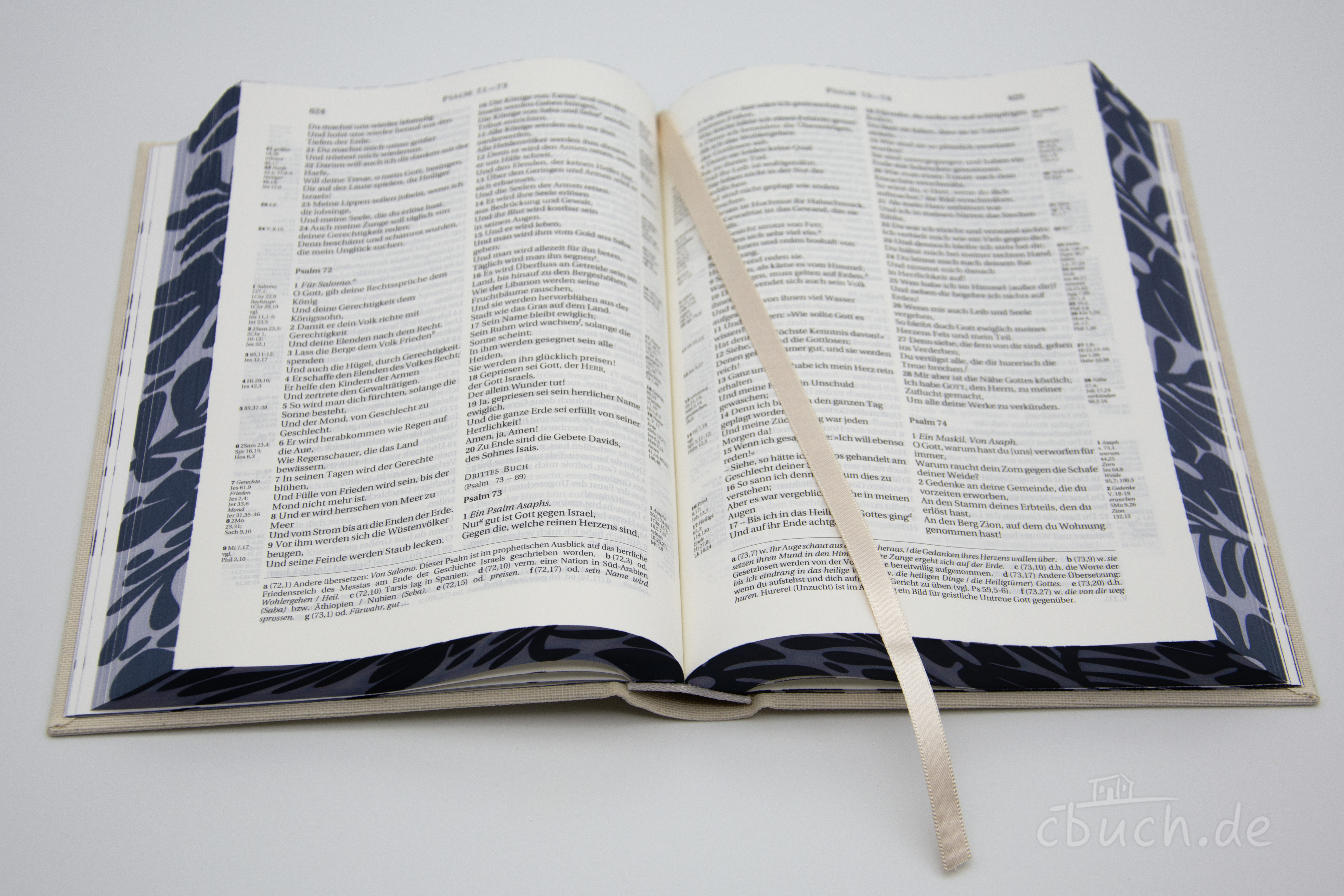 Schlachter 2000 Bibel – Taschenausgabe (Hardcover, Naturleinen)