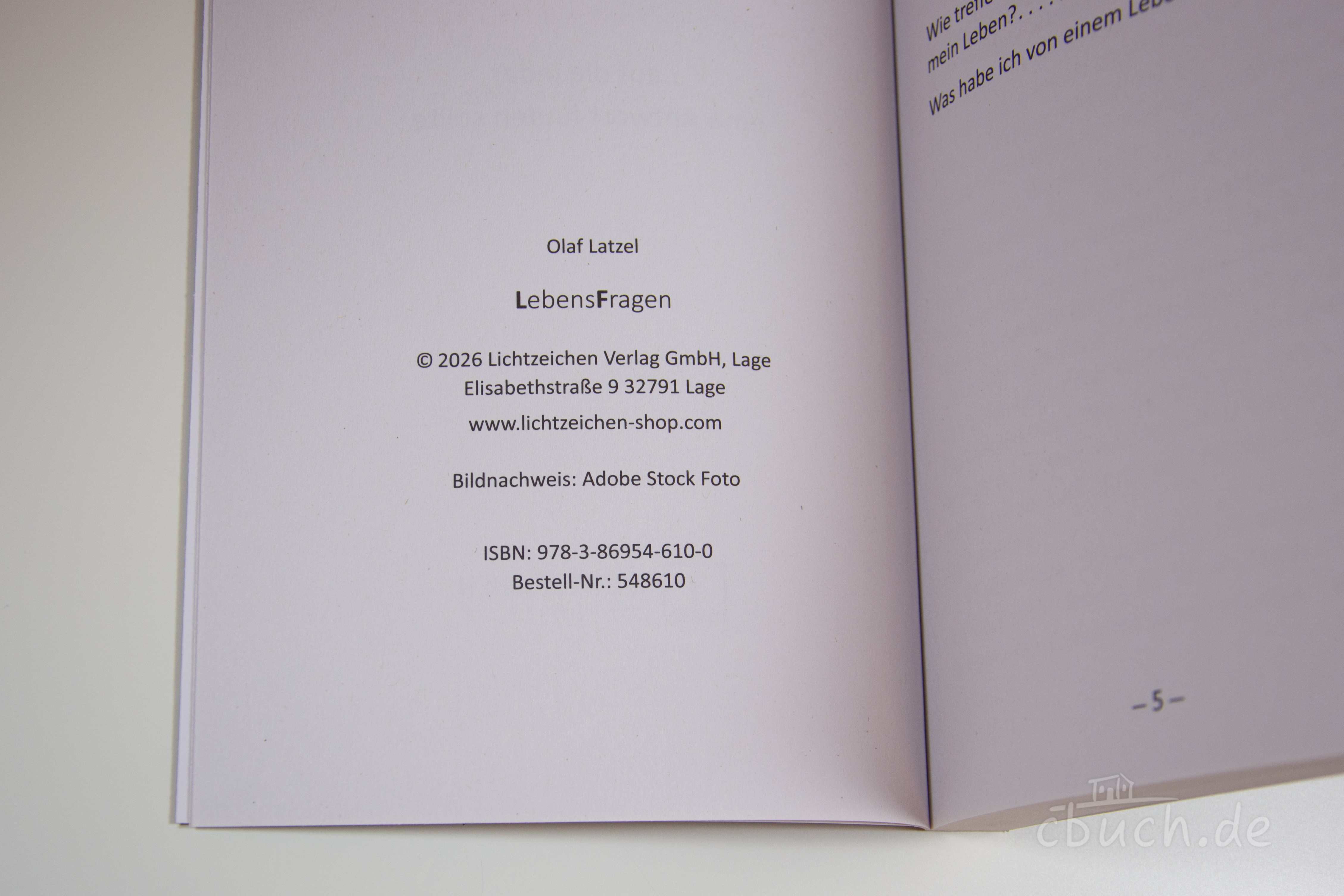 Latzel: LebensFragen Latzel: LebensFragen