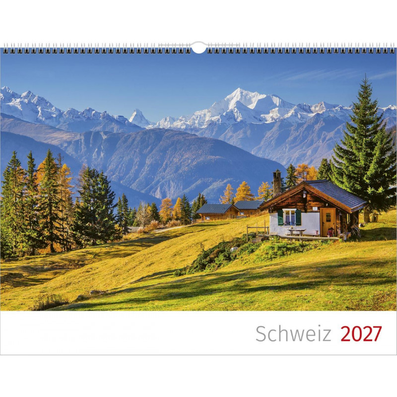 Schweizer Bildkalender 2027 - Wandkalender Schweizer Bildkalender 2027 - Wandkalender