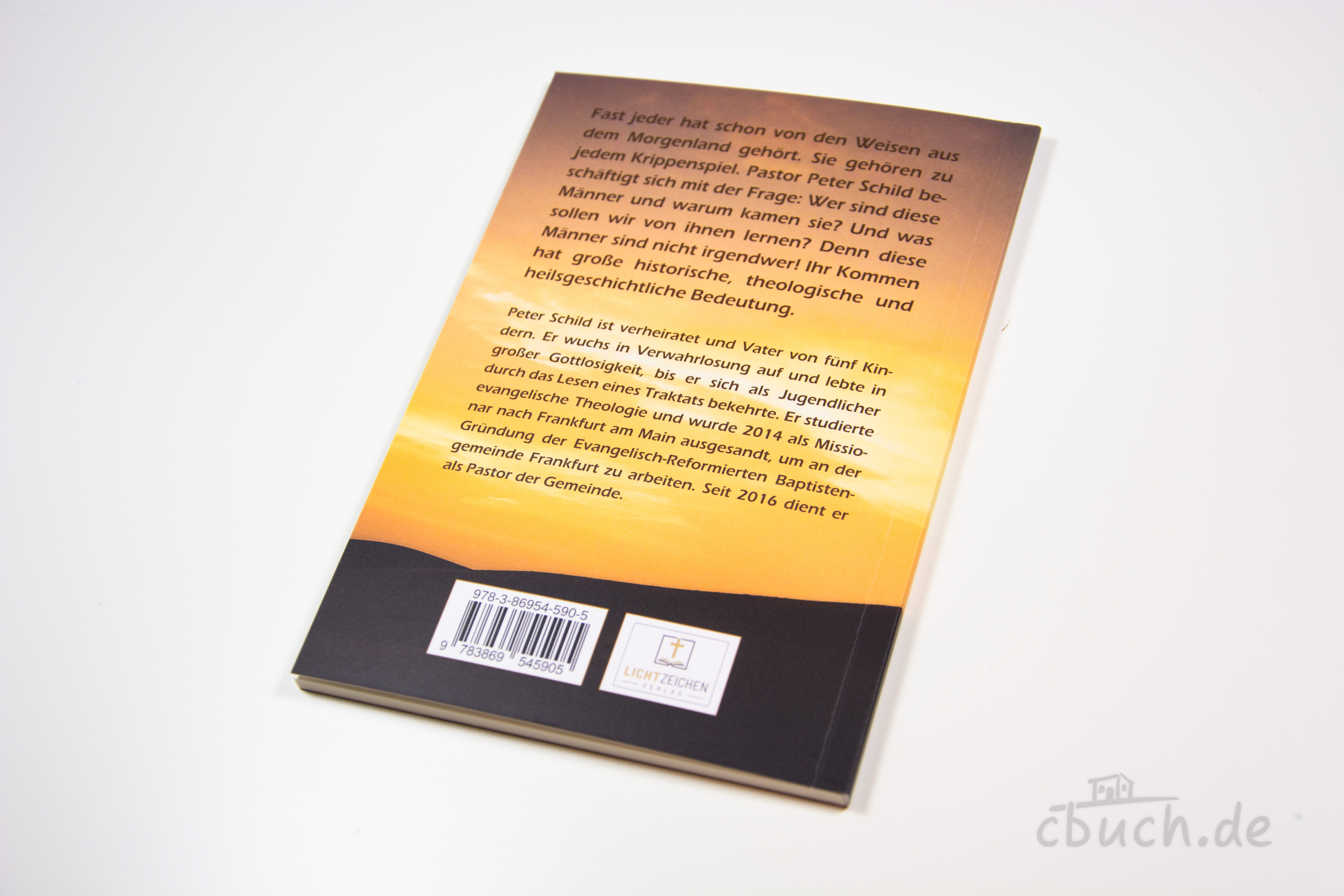 Buchrückseite von „Die wahre Bedeutung der Heiligen drei Könige“ von Peter Schild, erschienen im Lichtzeichen Verlag, über die Weisen aus dem Morgenland und ihre historische sowie theologische Bedeutung.