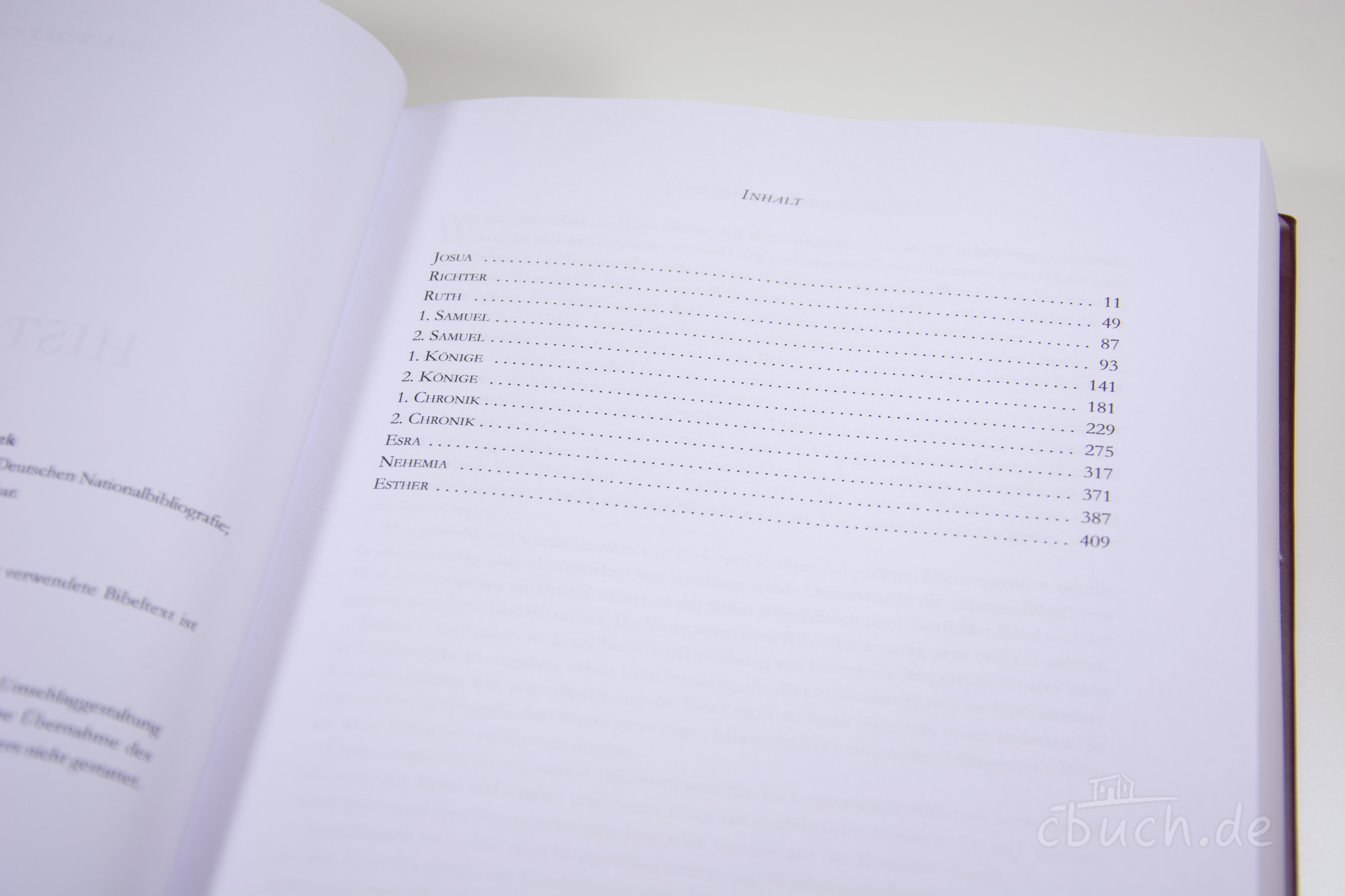 Menge Lese-Bibel 1939 - Band 2: Die historischen Bücher