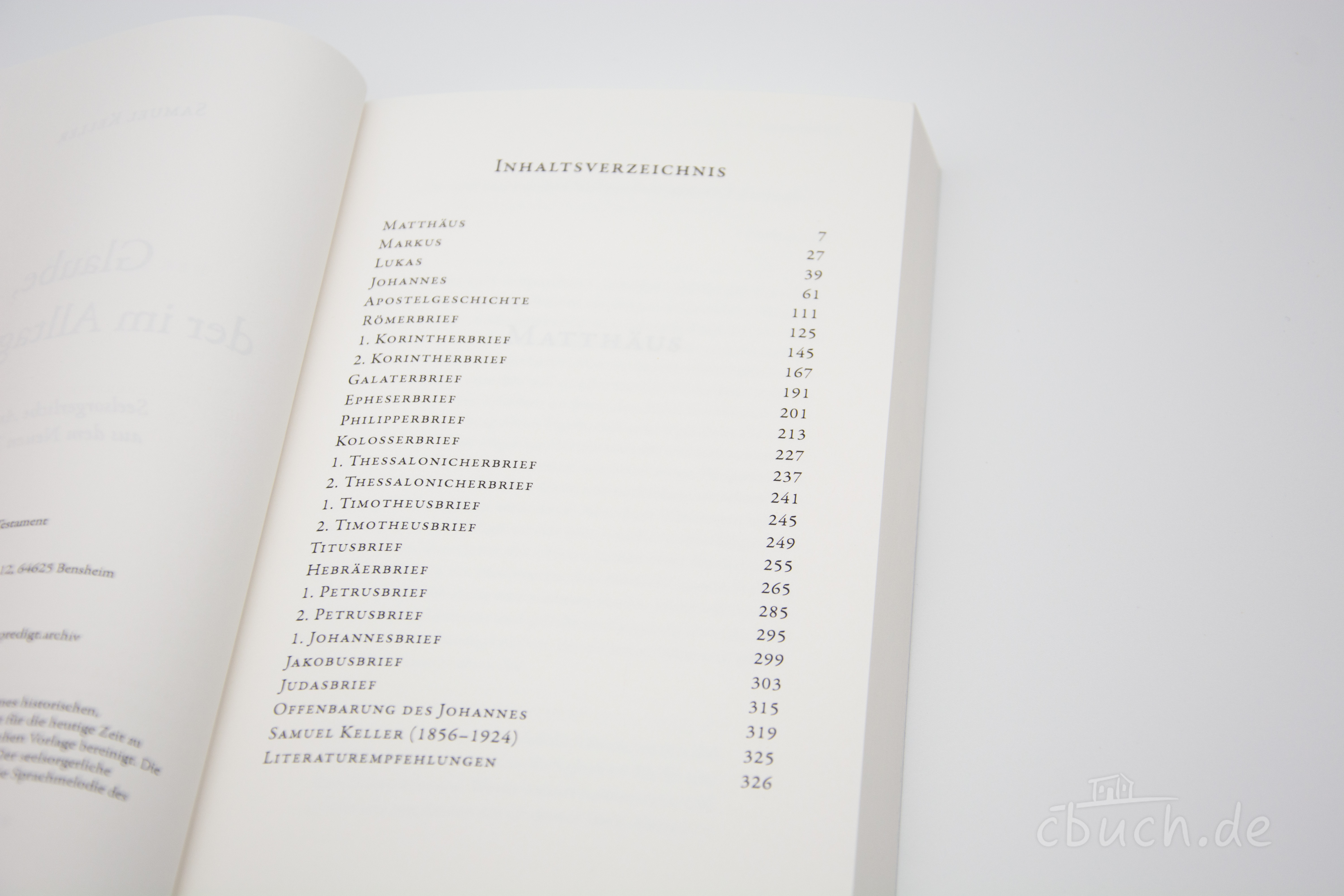 Samuel Keller: Glaube, der im Alltag trägt Samuel Keller: Glaube, der im Alltag trägt