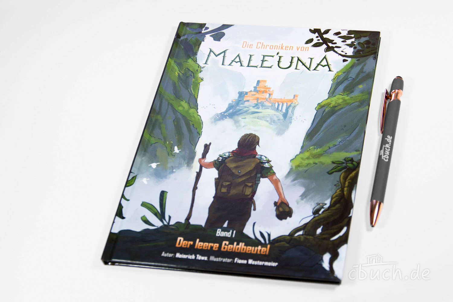 Buchcover Die Chroniken von Maleuna Band 1 mit Illustration