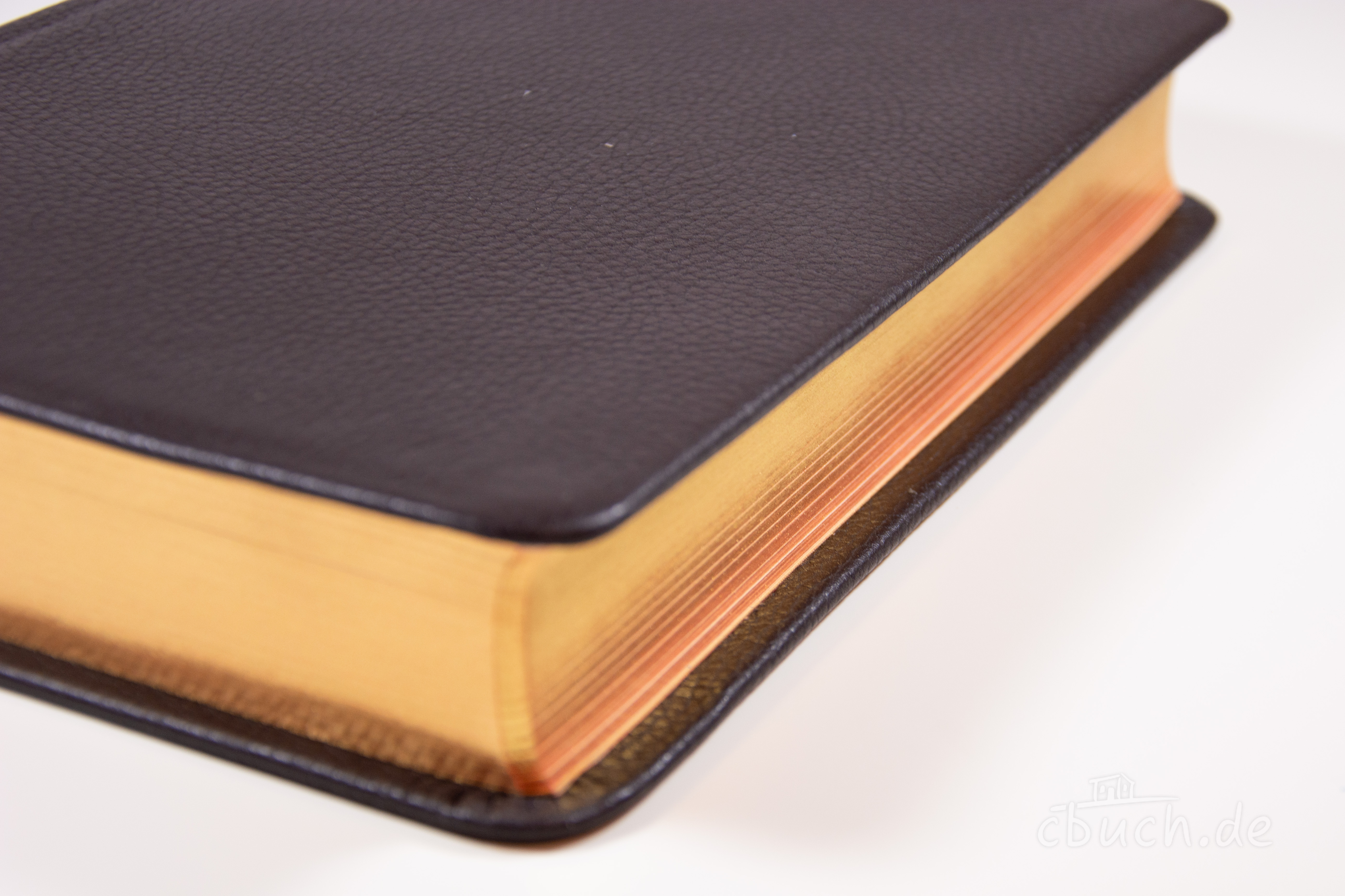 Elberfelder Bibel Edition CSV - Schreibrandbibel, größere Ausgabe, Rindleder (weich) dunkelbraun, Rotgoldschnitt