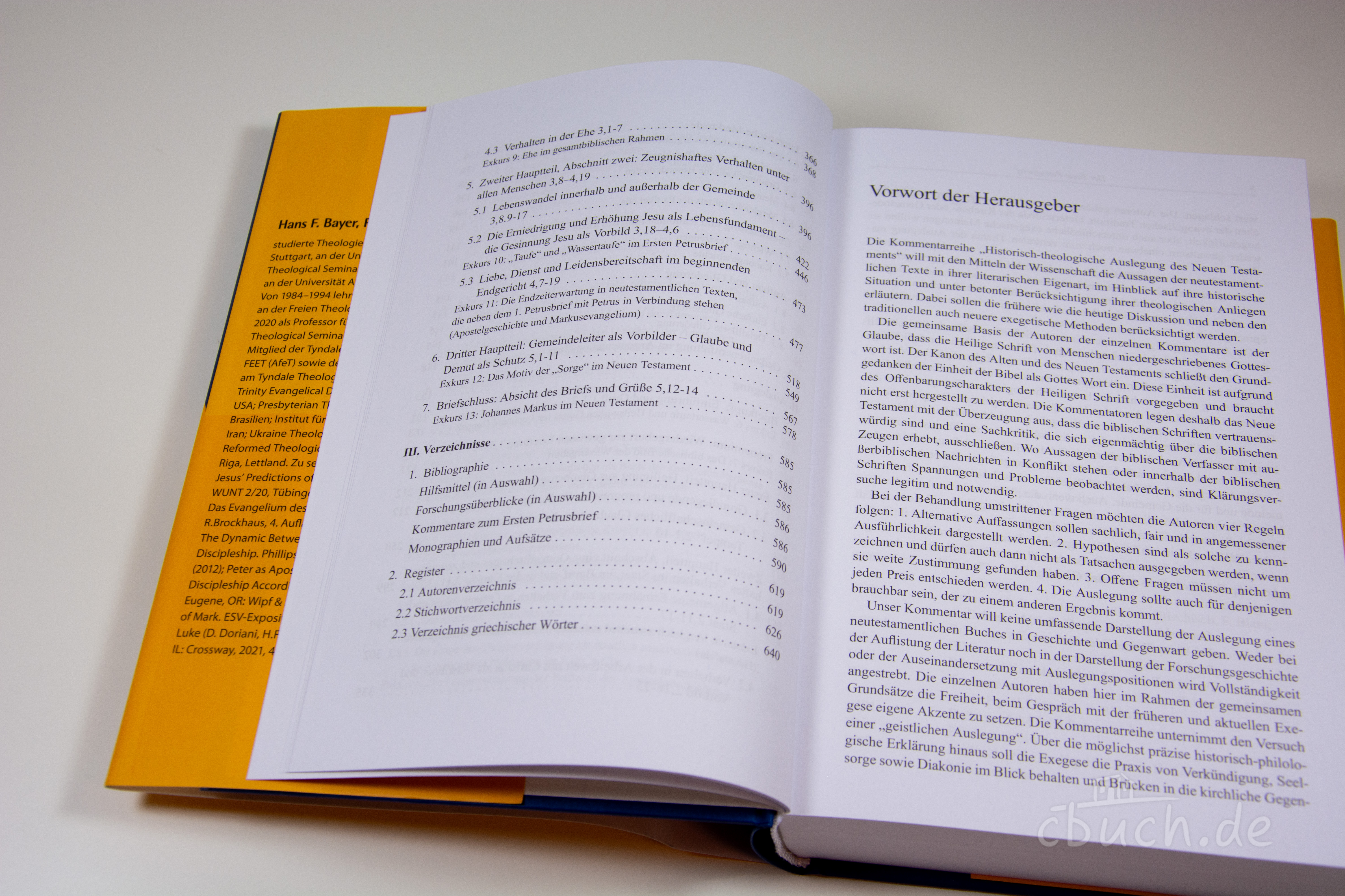 Hans F. Bayer: Der Erste Petrusbrief