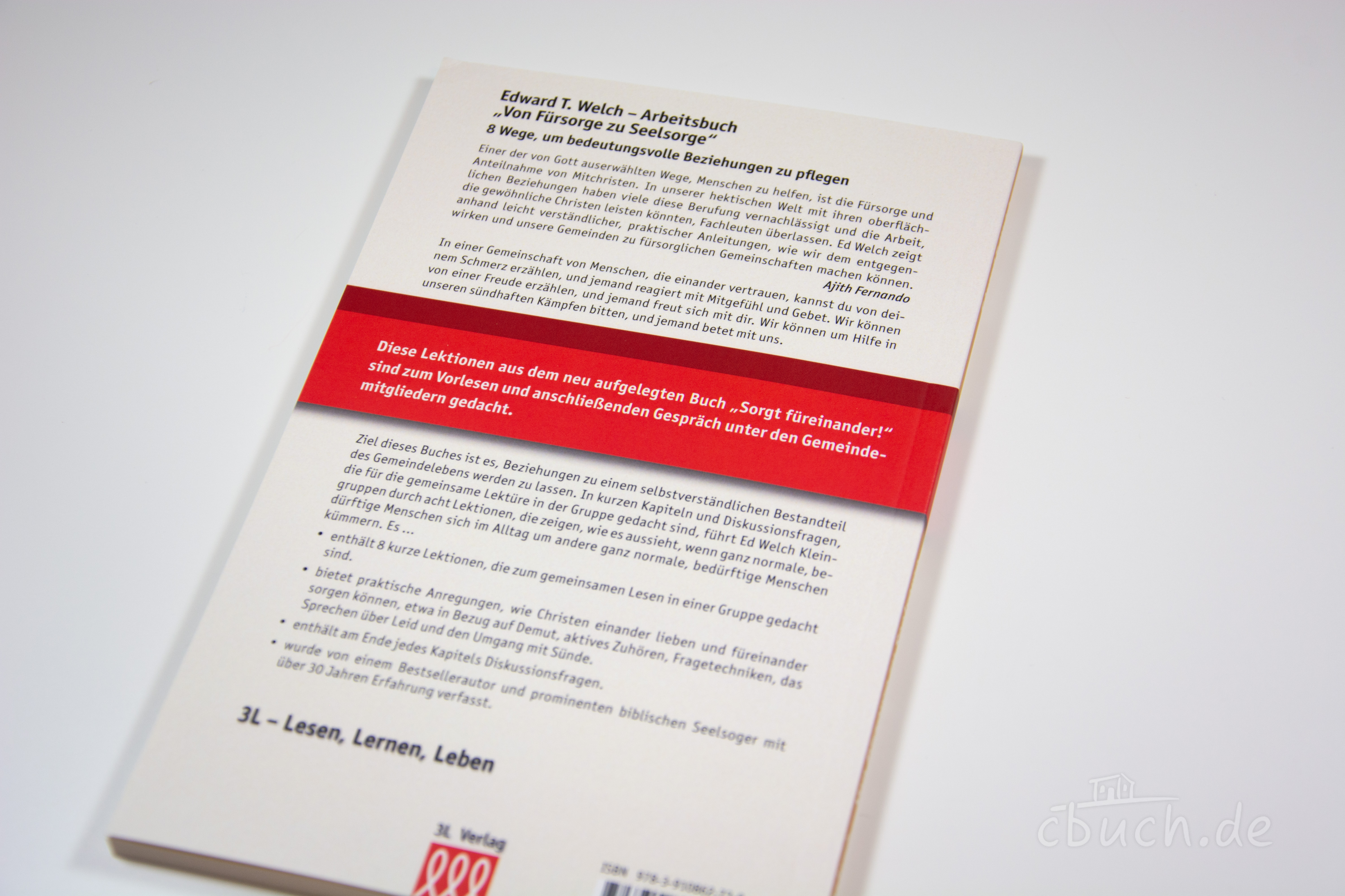Welch: Von Fürsorge zu Seelsorge - Arbeitsbuch