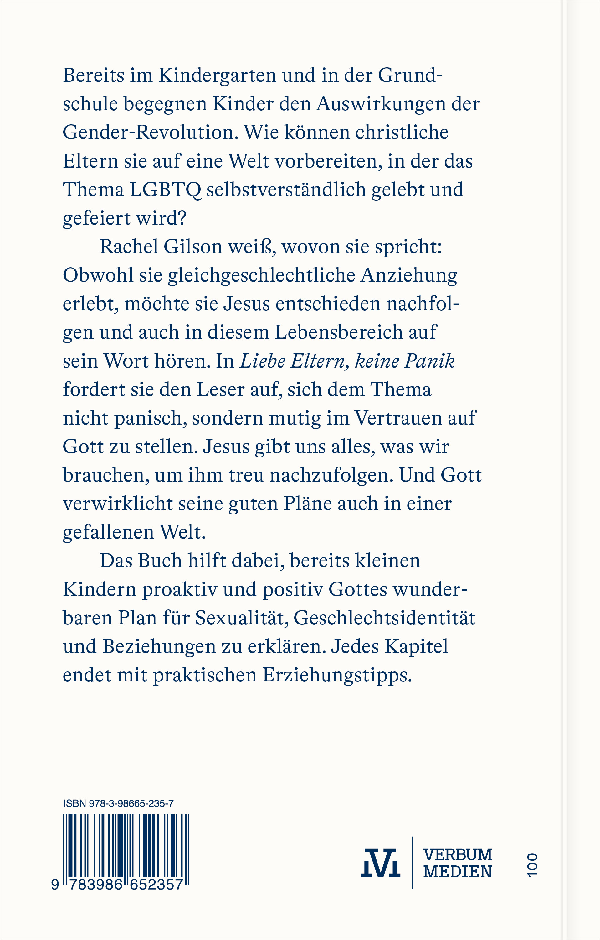 Gilson: Liebe Eltern, keine Panik
